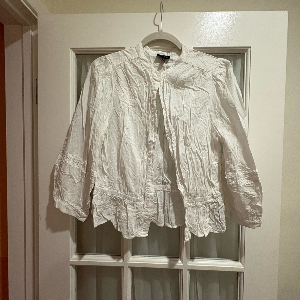 Who What Wear White Button Down Shirt